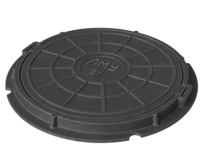 Люк Полимерно-песчаный тип ЛМУ (А30) черный