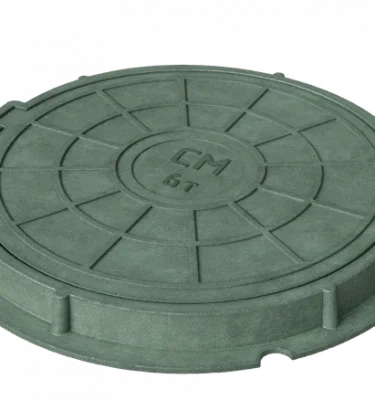 Люк Полимерно-песчаный тип СМ (В60) зеленый