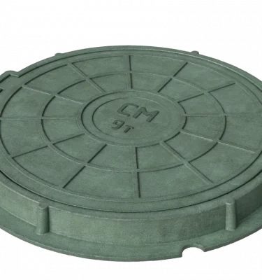 Люк Полимерно-песчаный тип СМ (В90)зеленый