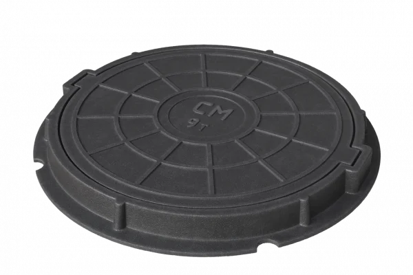 Люк Полимерно-песчаный тип СМ (В90)черный